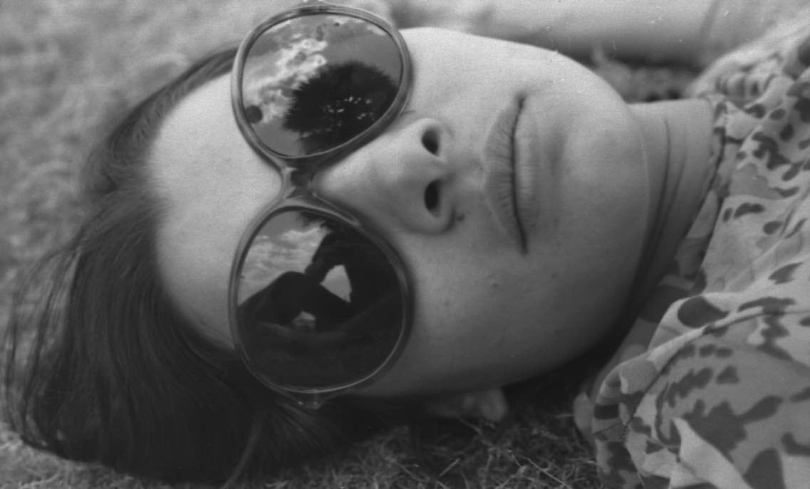Ziba Kazemi wearing sunglasses